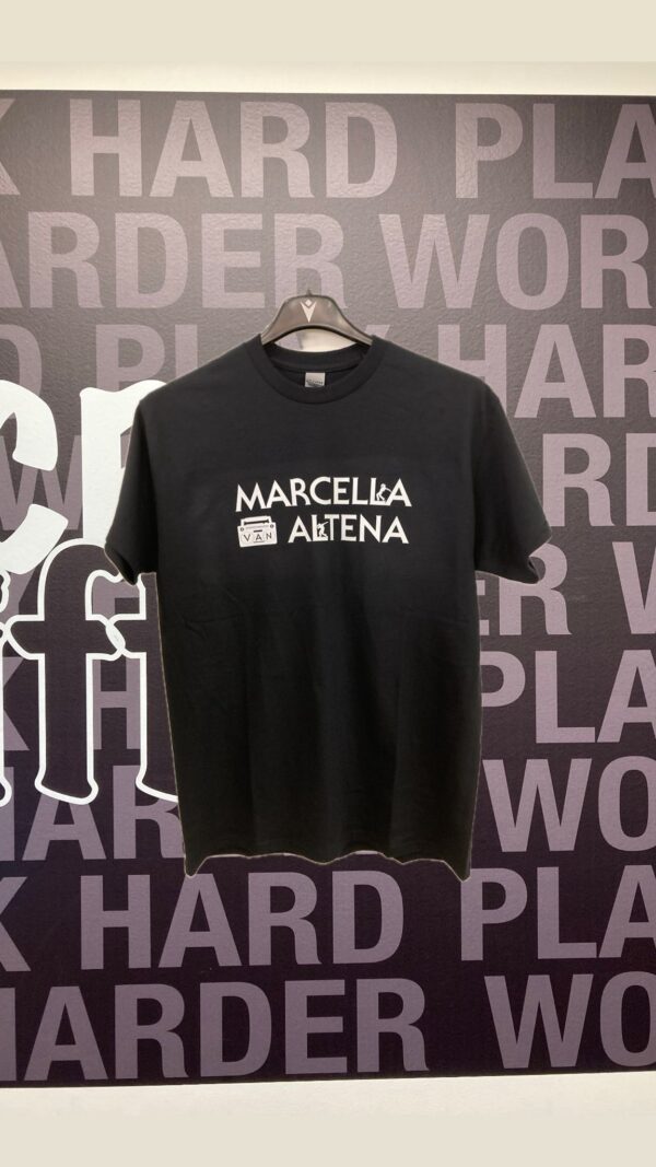 Marcella Dance shirt zwart volwassen en kids (inclusief logo)